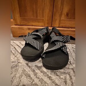 Black & White Chaco Sandals